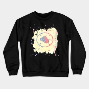 Watercolor Heavy logo Crewneck Sweatshirt